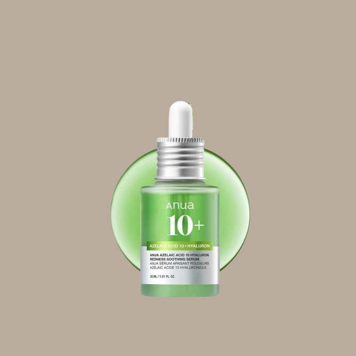 ANUA AZELAIC ACID 10+HYALURON REDNESS SOOTHING SERUM  30ML