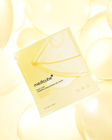 MEDICUBE KOJIC ACID TUMMERIC BRIGHTENING GEL MASK (PAQUETE 4 PIEZAS)
