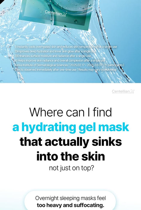 CENTELLIAN 24 MADECA LAB HYAL WATERFULL GLOW GEL MASK (1 pieza)