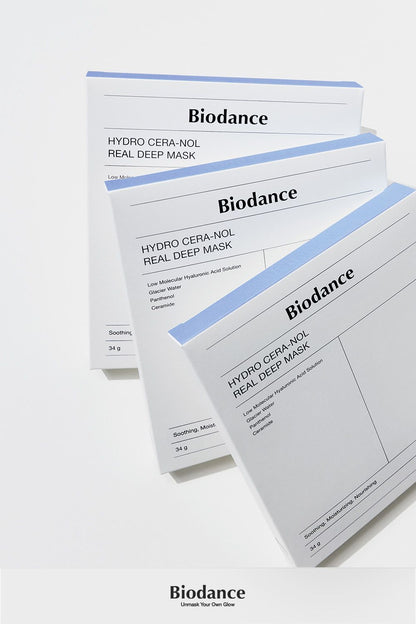 BIODANCE HYDRO-CERA NOL REAL DEEP MASK 1 CAJA (4PCS)