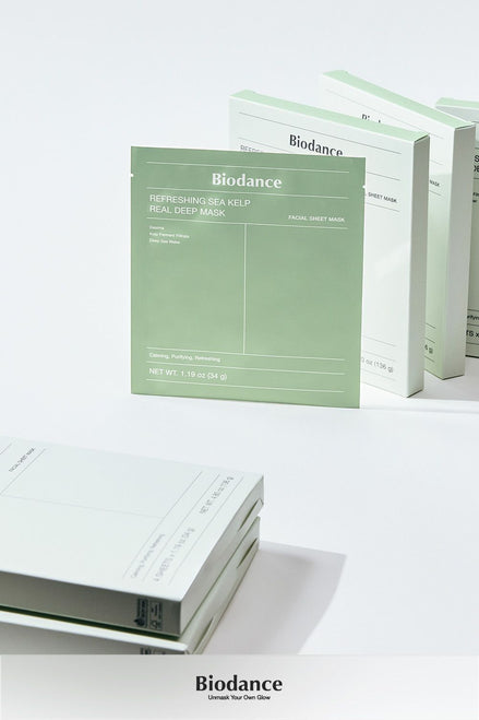 BIODANCE REFRESHING SEA KELP REAL DEEP MASK 1 CAJA (4PCS)