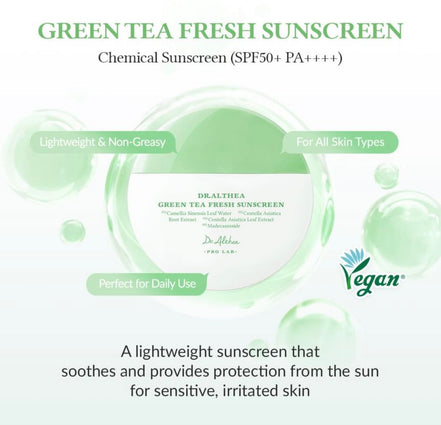 DR. ALTHEA GREEN TEA FRESH SUNSCREEN 45ML