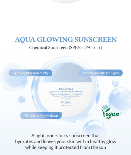 DR ALTHEA AQUA GLOWING SUNSCREEN 45 ML