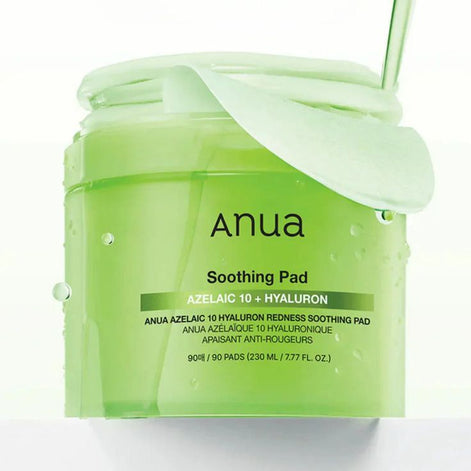 ANUA AZELAIC ACID 10 HYALURON REDNESS SOOTHING PAD 230ML